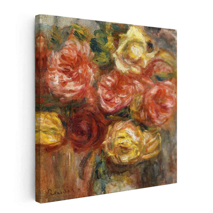 Bouquet of Roses in a Vase (1900) by Pierre-Auguste Renoir