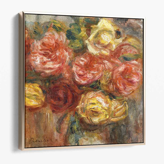 Bouquet of Roses in a Vase (1900) by Pierre-Auguste Renoir