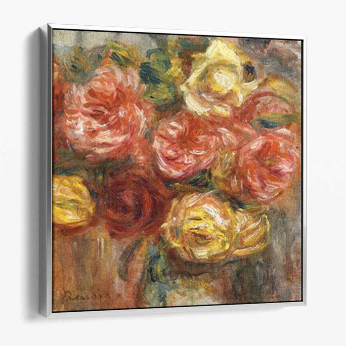 Bouquet of Roses in a Vase (1900) by Pierre-Auguste Renoir