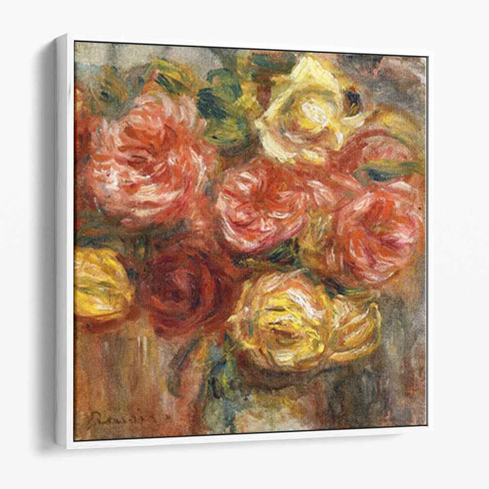 Bouquet of Roses in a Vase (1900) by Pierre-Auguste Renoir