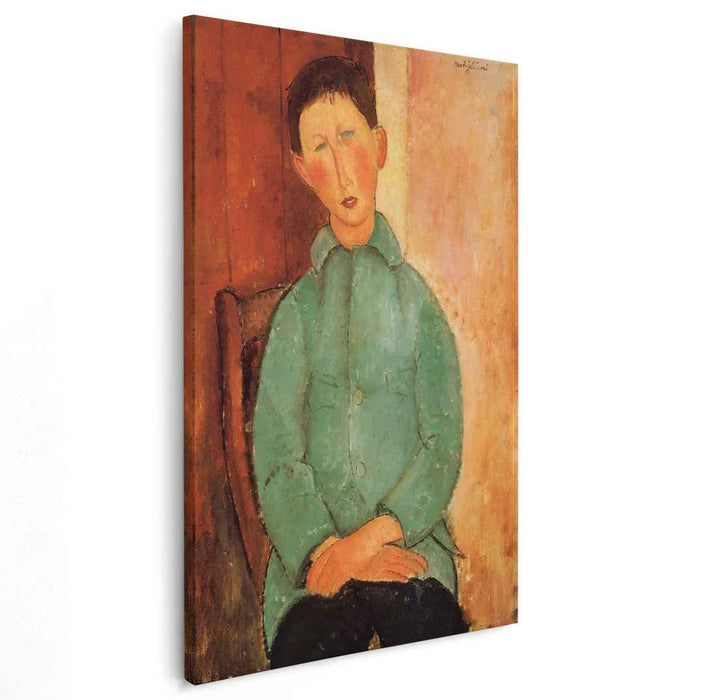 Boy in a Blue Shirt (1918) by Amedeo Modigliani