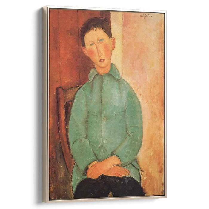 Boy in a Blue Shirt (1918) by Amedeo Modigliani