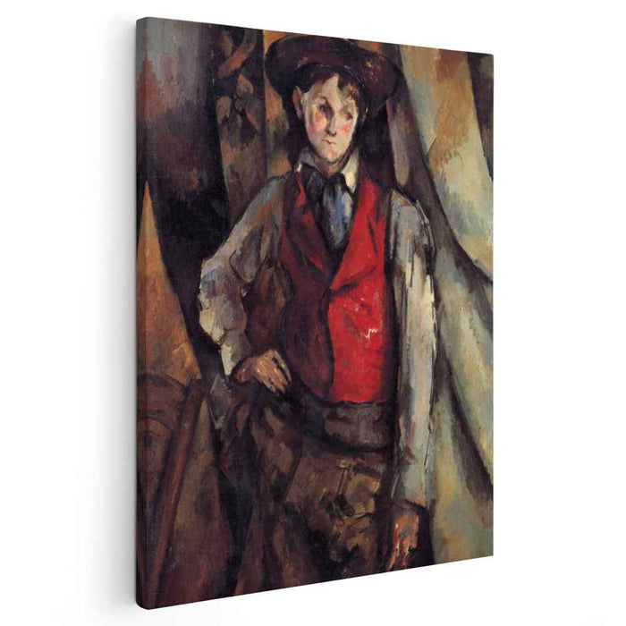Boy in a Red Vest (1888) by Paul Cezanne