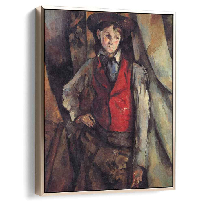 Boy in a Red Vest (1888) by Paul Cezanne