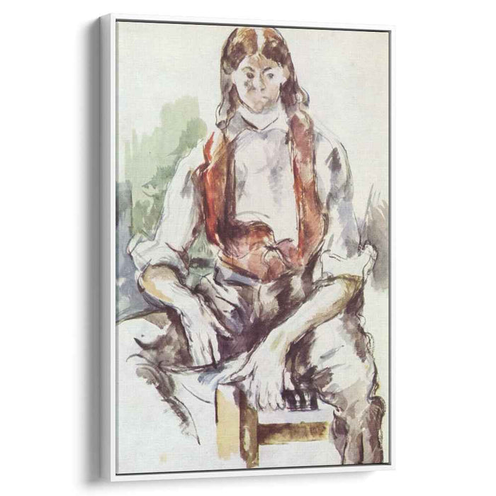 Boy in a Red Vest (1890) by Paul Cezanne