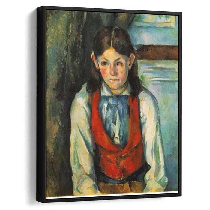 Boy in a Red Vest (1890) by Paul Cezanne