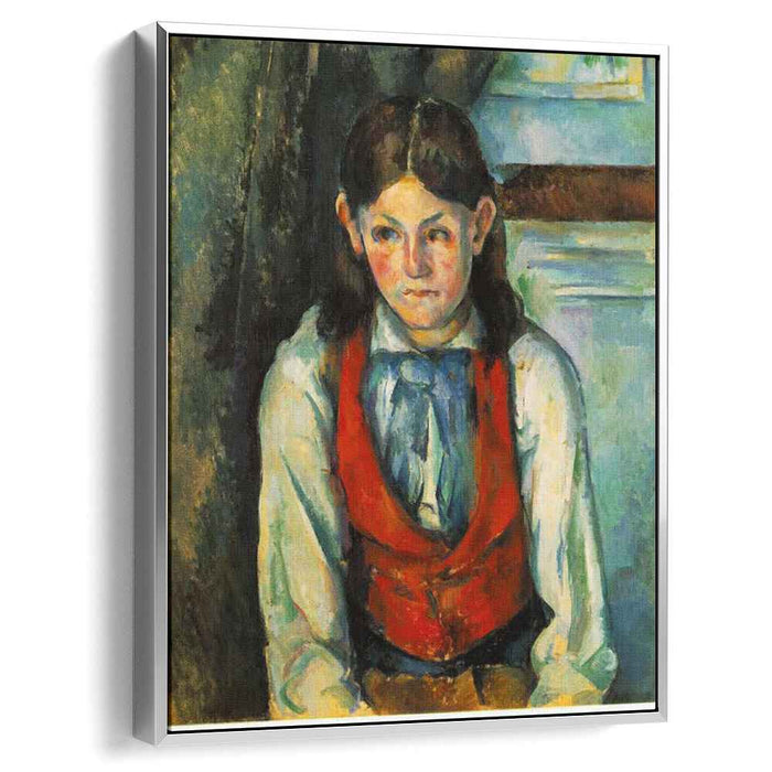 Boy in a Red Vest (1890) by Paul Cezanne
