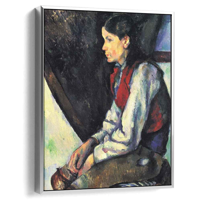 Boy in a Red Vest (1890) by Paul Cezanne