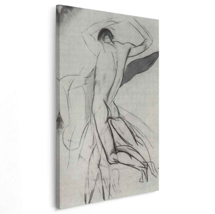 Boy jumping into water (1913) by Kuzma Petrov-Vodkin