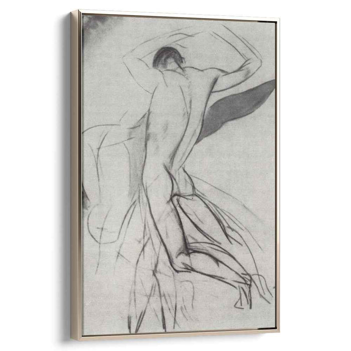 Boy jumping into water (1913) by Kuzma Petrov-Vodkin