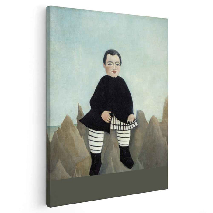 Boy on the Rocks (1895) by Henri Rousseau