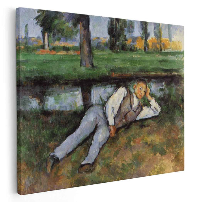 Boy Resting (1890) by Paul Cezanne