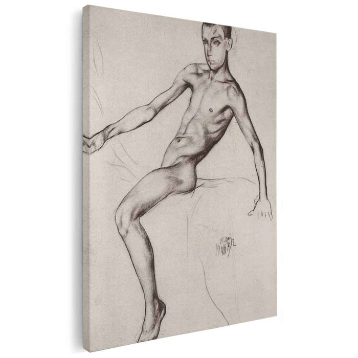 Boy-rider (1912) by Kuzma Petrov-Vodkin