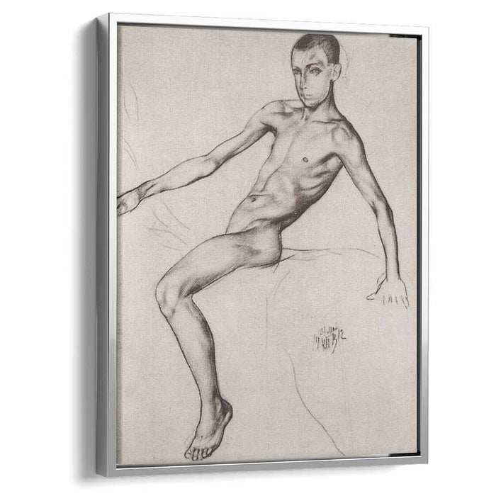 Boy-rider (1912) by Kuzma Petrov-Vodkin