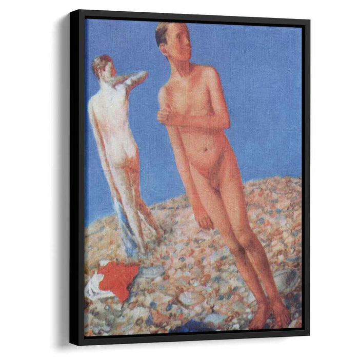 Boys (on top) (1925) by Kuzma Petrov-Vodkin