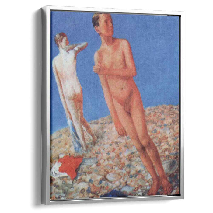 Boys (on top) (1925) by Kuzma Petrov-Vodkin