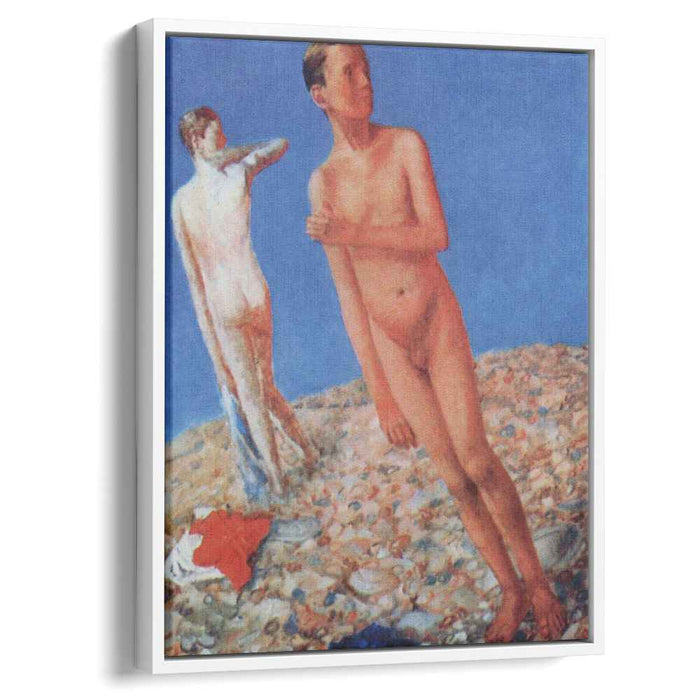 Boys (on top) (1925) by Kuzma Petrov-Vodkin