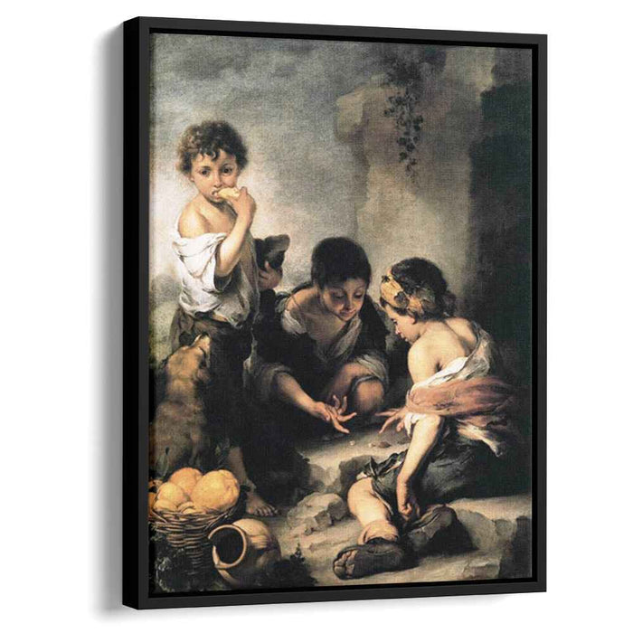 Boys Playing Dice (1675) by Bartolome Esteban Murillo