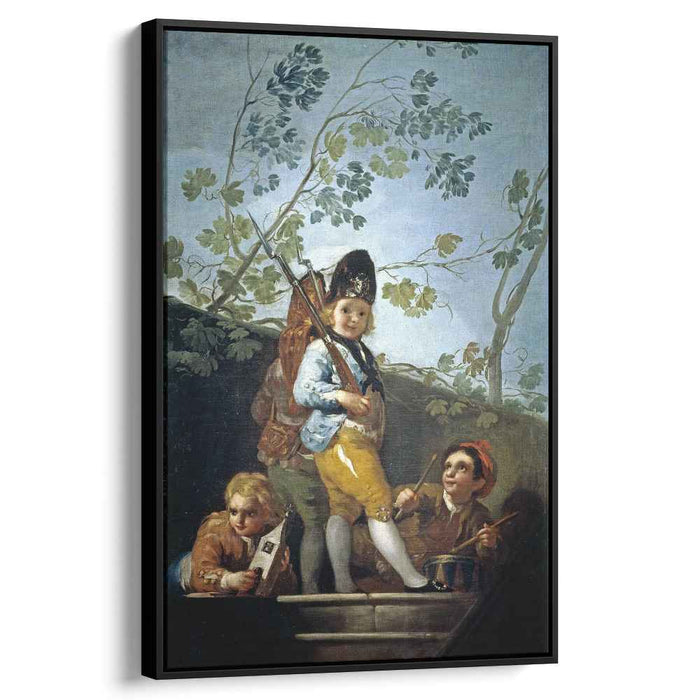 Boys playing soldiers (1779) by Francisco Goya