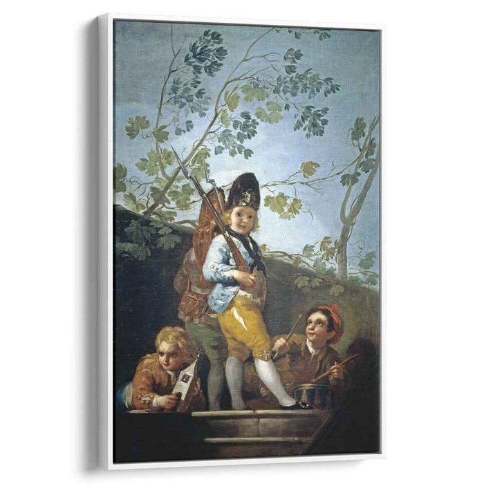 Boys playing soldiers (1779) by Francisco Goya