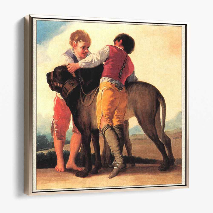 Boys With Mastiff (1786) by Francisco Goya