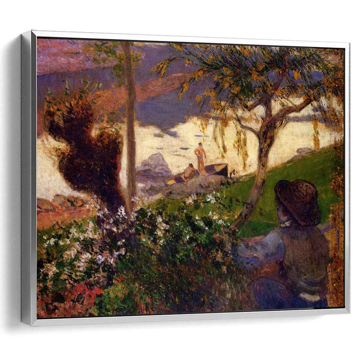 Breton Boy by the Aven River (1888) by Paul Gauguin
