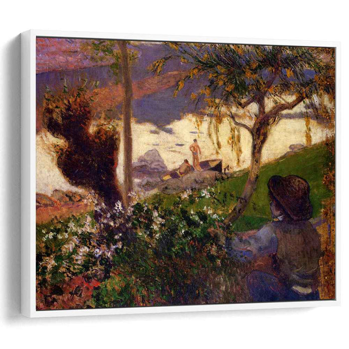 Breton Boy by the Aven River (1888) by Paul Gauguin