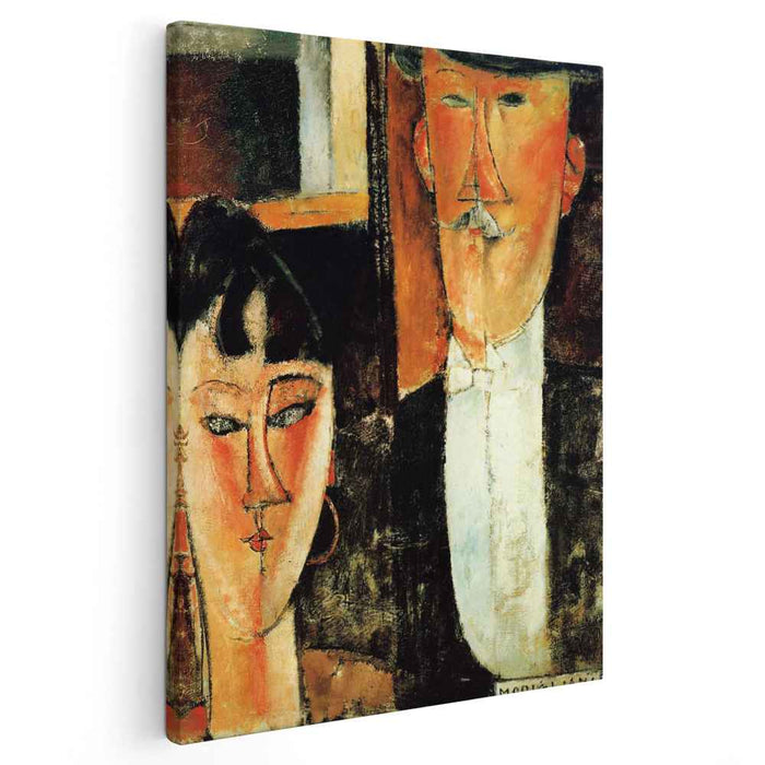 Bride and Groom (The Couple) (1915) by Amedeo Modigliani
