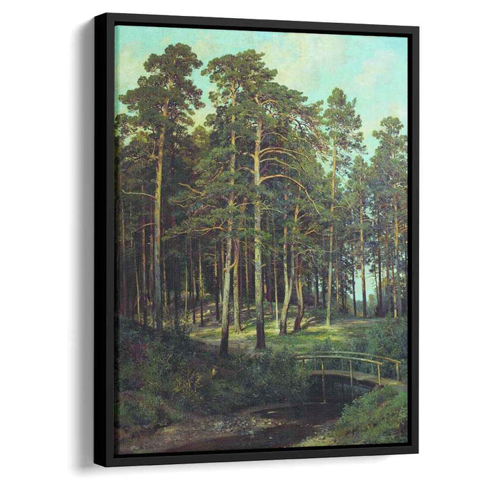 Bridge in the Forest (1895) by Ivan Shishkin