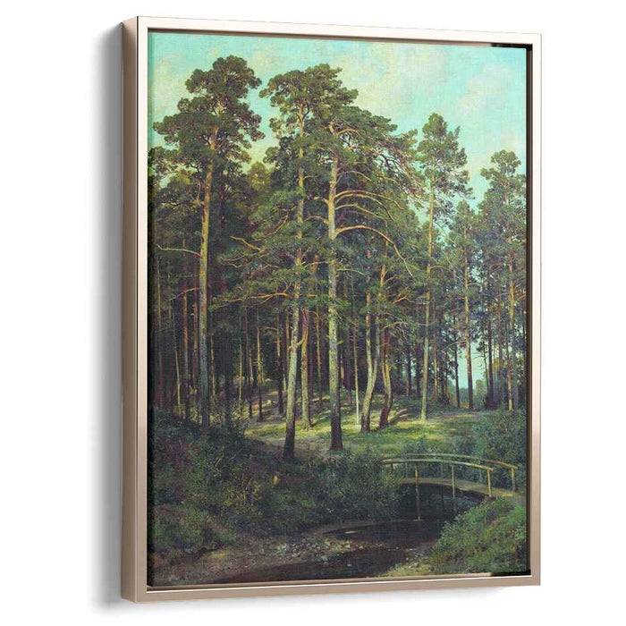 Bridge in the Forest (1895) by Ivan Shishkin