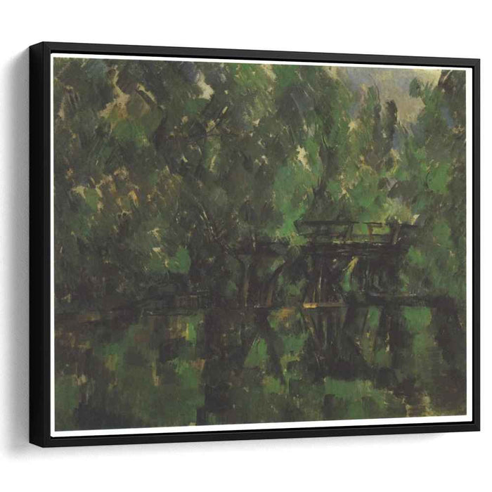 Bridge over the pond (1889) by Paul Cezanne