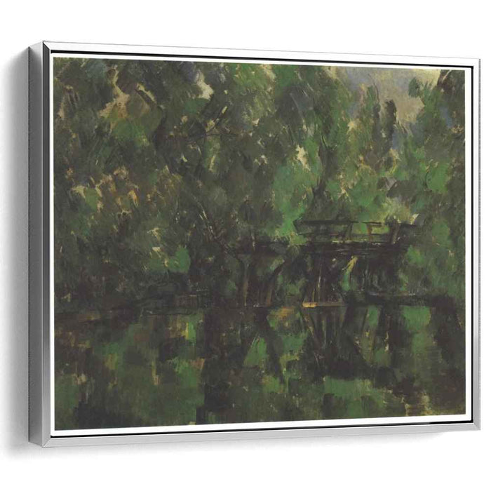 Bridge over the pond (1889) by Paul Cezanne