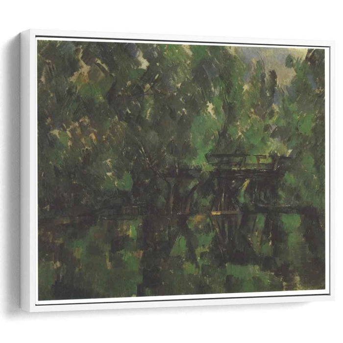 Bridge over the pond (1889) by Paul Cezanne