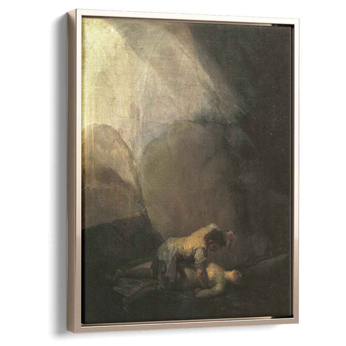 Brigand Murdering a Woman (1800) by Francisco Goya