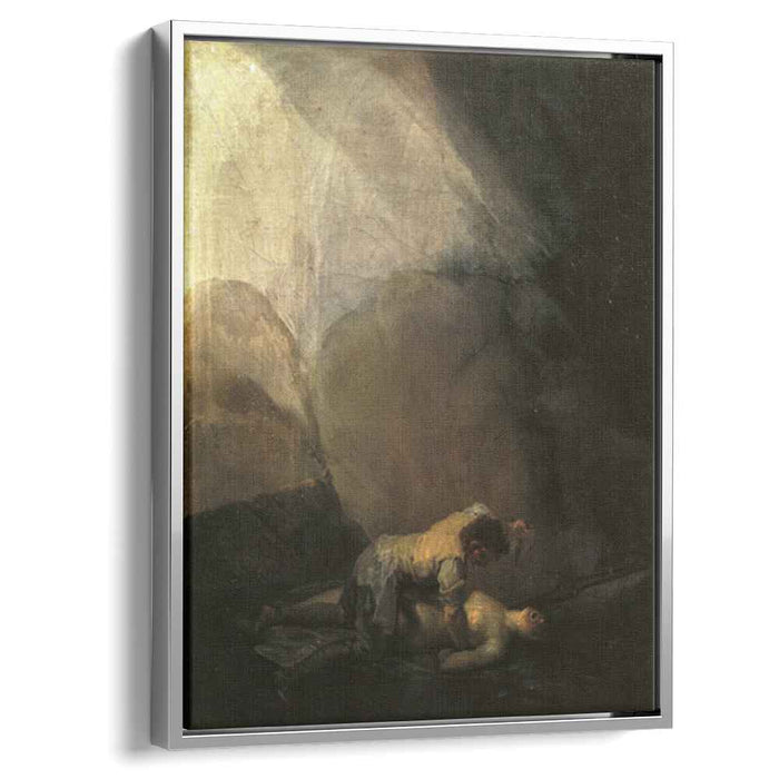 Brigand Murdering a Woman (1800) by Francisco Goya