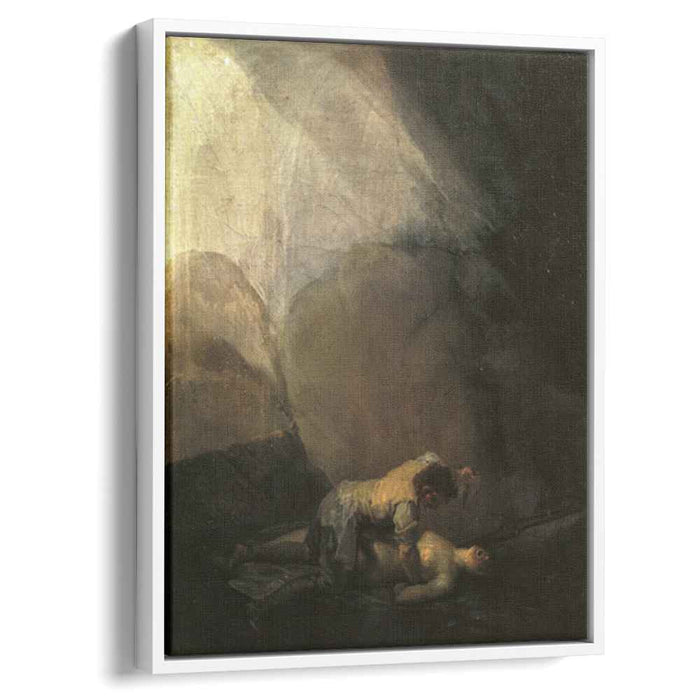 Brigand Murdering a Woman (1800) by Francisco Goya