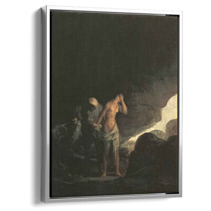 Brigand Stripping a Woman (1800) by Francisco Goya