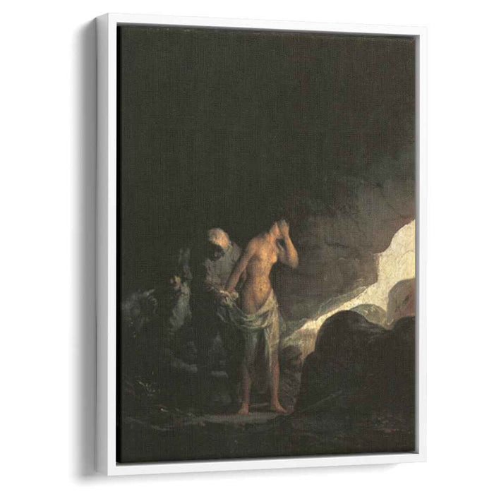 Brigand Stripping a Woman (1800) by Francisco Goya