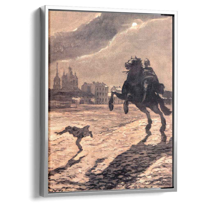 Bronze Horseman. Design for a cover to Pushkin's poem. (1905) by Alexandre Benois