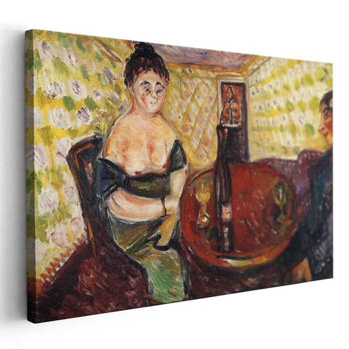 Brothel Scene. Zum sussen Madel (1907) by Edvard Munch