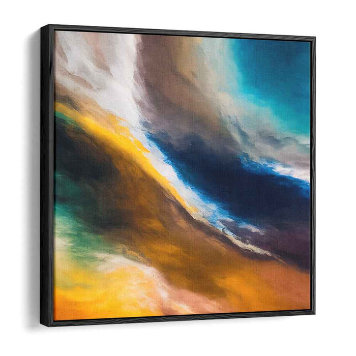 Celestial Maelstrom: Vivid Abstract Expressionist Canvas Art