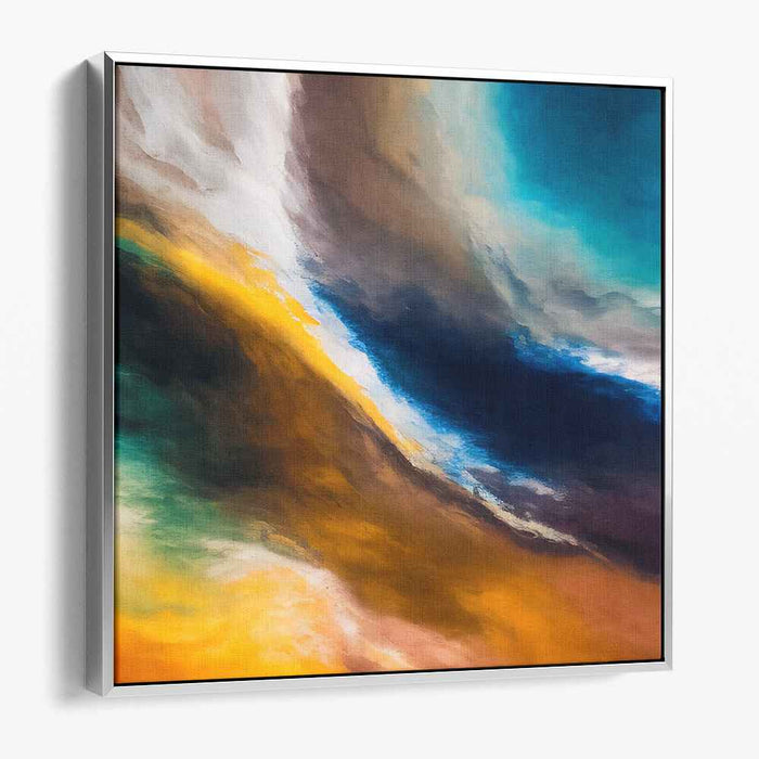 Celestial Maelstrom: Vivid Abstract Expressionist Canvas Art