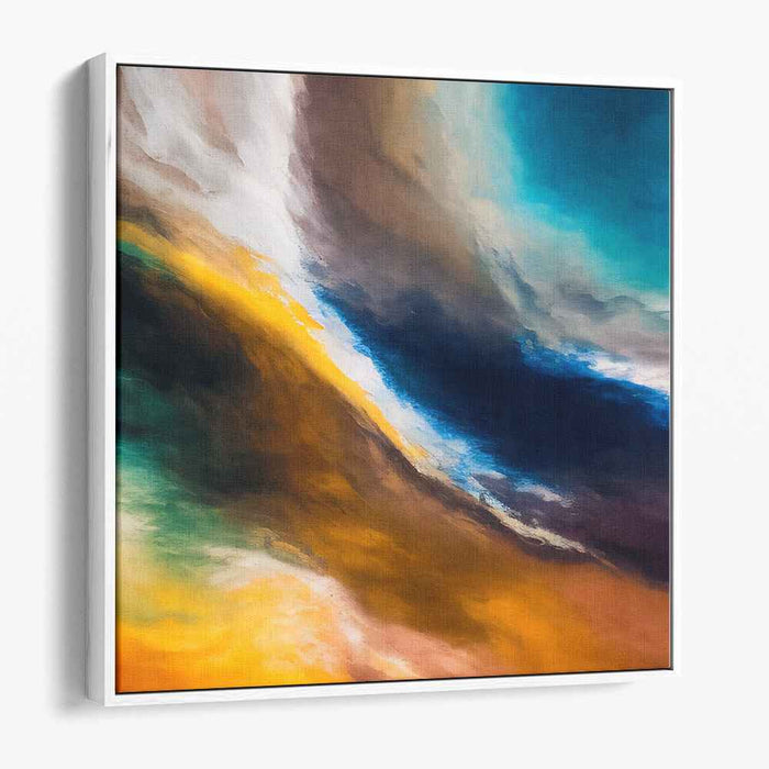 Celestial Maelstrom: Vivid Abstract Expressionist Canvas Art
