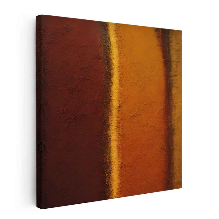 Earthy Transitions: Textured Abstract Canvas Art Print