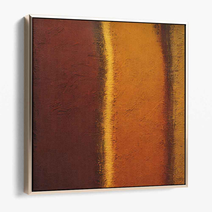 Earthy Transitions: Textured Abstract Canvas Art Print