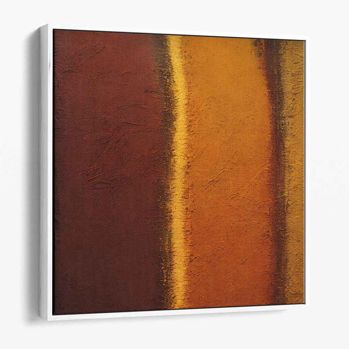 Earthy Transitions: Textured Abstract Canvas Art Print