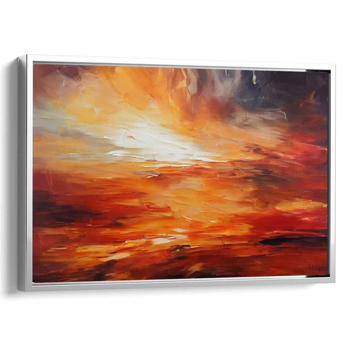 Brown Abstract Print #106