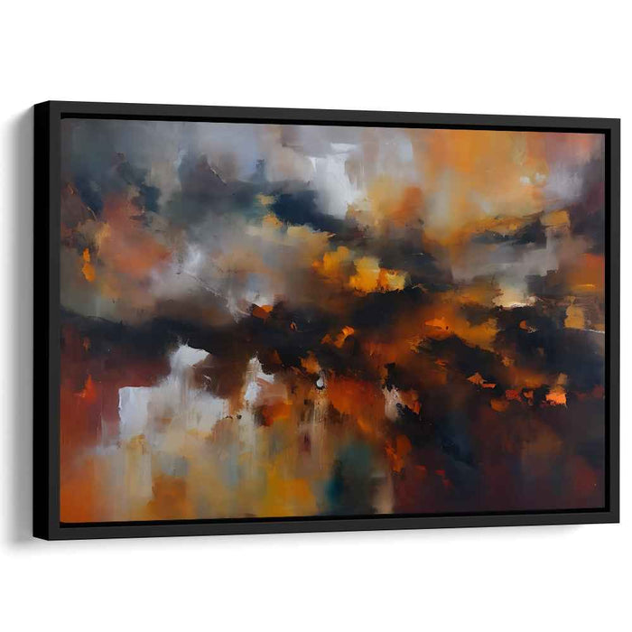 Brown Abstract Print #117