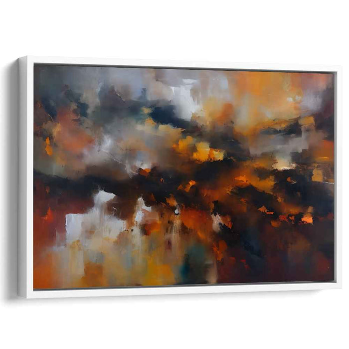 Brown Abstract Print #117