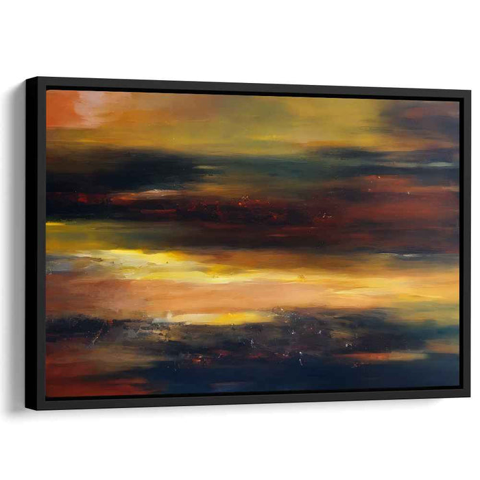 Brown Abstract Print #129